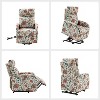 Set of 2 Gina Mid-century Power Remote Recliner with Metal Base  | ARTFUL LIVING DESIGN - 3 of 4