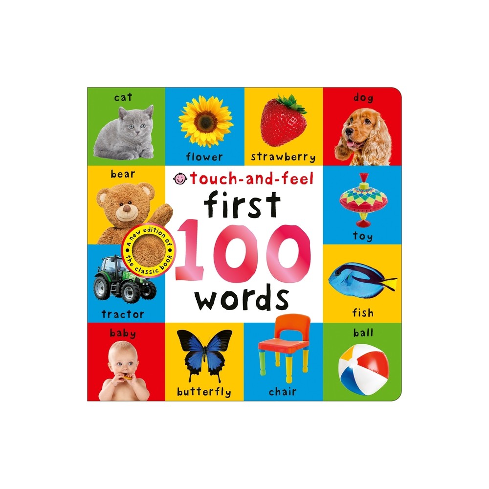 First 100 Words Touch-And-Feel - by Priddy Books (Board Book)
