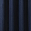 Thermalogic Cambridge Room Darkening Textured Fabric Created Dramatically Reduce Light Grommet Curtain Panel Navy - 3 of 4