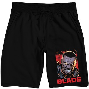 Blade Marvel Universe Publishing Art Archive Men's Black Sleep Pajama Shorts - 1 of 4