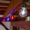 Novelty Lights 25 Feet G40 LED Patio String Light Set with 25 Bulbs, Weather Resistant Shatterproof Replaceable Globe Bulbs, Green Wire - 3 of 4