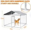 Dog Kennel Outside,Rust-Proof &Anti-Escape Outdoor Dog Kennel,Heavy Duty Indestructible Dog Crate,Large Dog Kennel Outdoor - 3 of 4