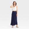 Women's Linen Blend Maxi Skirt - A New Day™ - 3 of 3