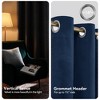 Deconovo Velvet Blackout Curtains – 2 Panels, Thermal, Grommet Top - 3 of 4