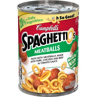 Campbell's SpaghettiOs with Meatballs - 15.6oz