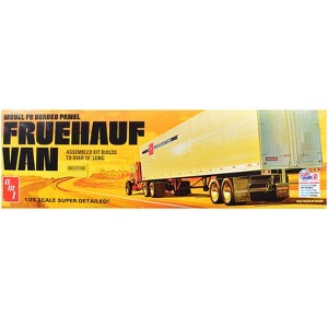 Skill 3 Model Kit Fruehauf FB Beaded Panel Van Trailer 1/25 Scale Model by AMT - 1 of 4
