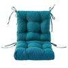 ARTPLAN Outdoor Cushions Seat Back Chair Cushions Wicker Tufted Pillow for Patio Outdoor Furniture - 4 of 4