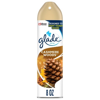 Glade Aerosol Room Spray Air Freshener Cashmere Woods - 8oz