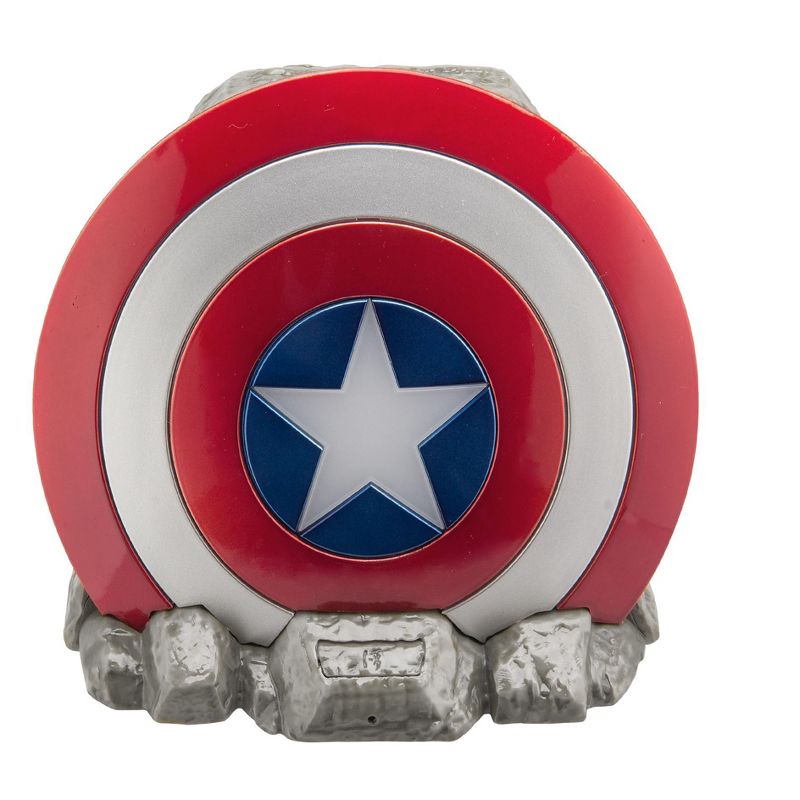 eKids Marvel Captain America Bluetooth Speaker, Wireless Speaker with Charging Cable – Red (Vi-B72CA.EXv1), 1 of 5