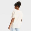 Women's Mustang Oversized Graphic T-Shirt - Off-White - 2 of 3