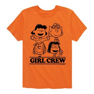 Boys' - Peanuts - Girl Crew Short Sleeve Graphic T-Shirt - 1 of 4