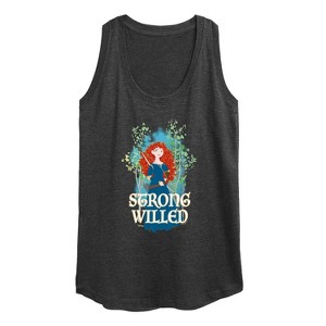 Women's - Disney - Merida Strong Willed Graphic Racerback Tank - 1 of 4