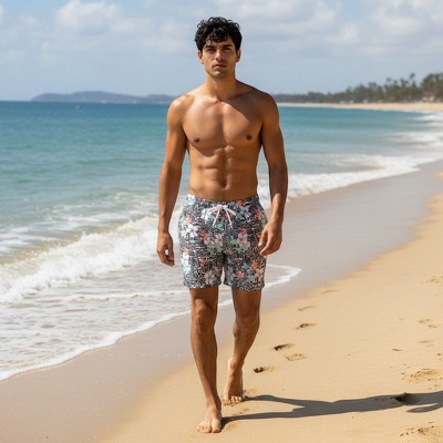 HEAT Swimwear Men's UPF 50+ 17" Hawaii Bathing Suit X large — фото 3