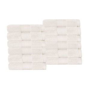 Luxury Cotton Heavyweight Solid Plush Towel Set by Blue Nile Mills - 1 of 4