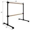 Gulches 4FT Black Solid Wood Ballet Barre 7 46 Inches Adjustable Non slip For Dance Practice Home Studio School - 3 of 4