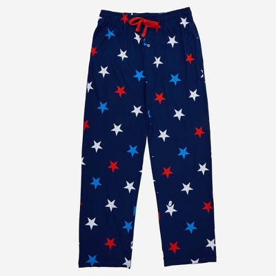 Men's Americana Stars Knit Pajama Pants - Blue