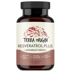 Terra Origin Resveratrol Plus Youthful Skin Dietary Supplements - 60ct