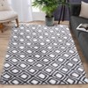 Modern Soft Fluffy Living Room Rugs with Geometric Pattern, Plush Non Slip Non Shedding Throw Carpet for Nursery Bedroom Payroom - 3 of 4