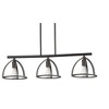 Chloe Lighting Ironclad Industrial 3 Light Rubbed Bronze Island Pendant 35" Wide - 3 of 4