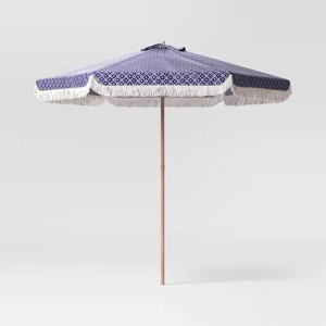 7.5' Outdoor Round Patio Market Umbrella - Threshold™ - 1 of 4