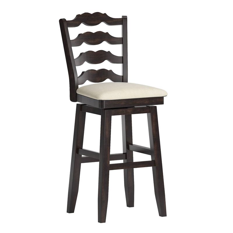 29" South Hill French Ladder Back Swivel Height Barstool - Inspire Q, 1 of 12