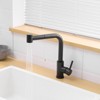 Kitchen Sink Faucet, Brushed Nickel Pull Out Sprayer, Stainless Steel - 3 of 4