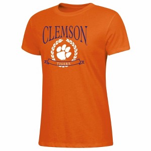 NCAA Clemson Tigers Women's Crew Neck T-Shirt - 1 of 3
