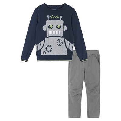 Andy & Evan  Toddler  Boys Character Sweater And Jogger Set