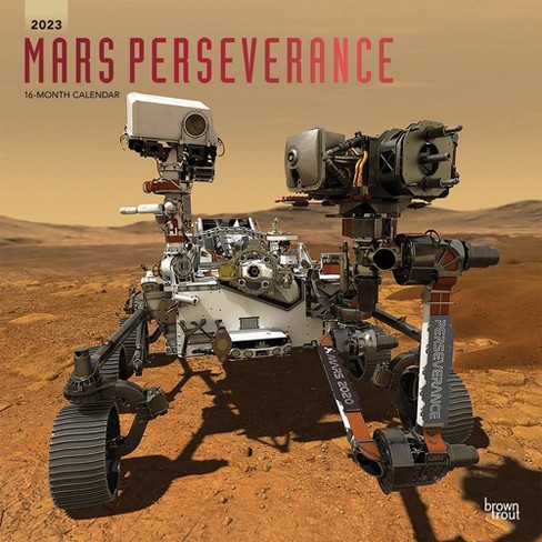 2023 Square Wall Calendar Mars Perseverance - BrownTrout - image 1 of 3
