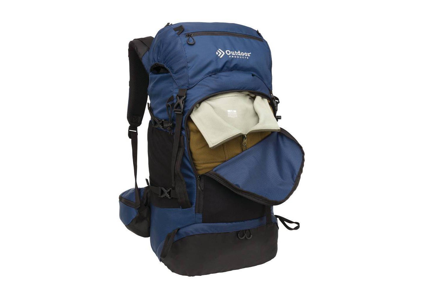 Рюкзак Outdoor Products Shasta 55L Technical Frame - Navy Blue, цвет: Тёмно-синий — фото 6