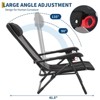 Foldable Beach Chair for Adults - Portable Outdoor Camping Recliner, High Back with Hard Armrest, Sun Lounger for Patio & Garden, 330lb Capacity - 4 of 4