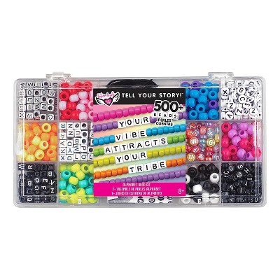 Fashion Angels 800+ Bead Tell Your Story Alphabet Bracelet Kit : Target