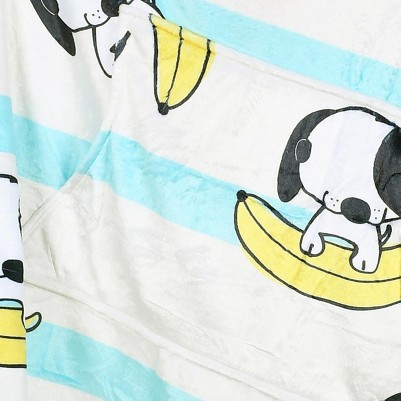 banana dog white