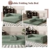 Convertible Sleeper Sofa Bed, Sleeper Sofa | Corduroy Fabric | High-Density Sponge | Fixed-Shape Frame - 4 of 4