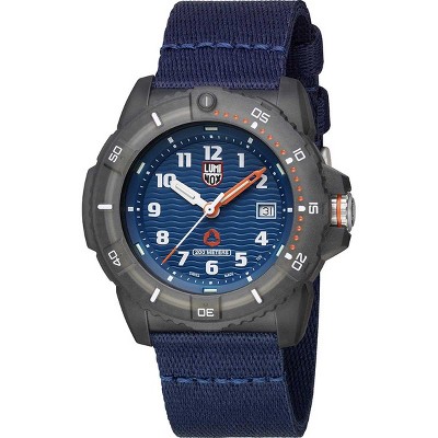 Luminox 8903.ECO Men's Tide Eco Swiss Quartz Blue Dial Strap Watch