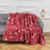Comfort Ultra-Plush Flannel Blanket Christmas Plaid Christmas Tree. - 3 of 4