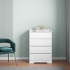 ORRD 4-Drawer Handleless Waterproof Dresser Sturdy Wooden Cabinet for Bedroom/Living Room/Office - 4 of 4