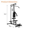 Down Machine - Wall-Mounted Cable Workout Machine 400Lbs Weight Capacity, Dual Pulley System, 20 Height Adjustments for Full Body - 4 of 4