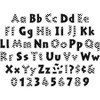 Barker Creek 4" Black and White Letter Pop-Out Set of 4 999 Characters per Set: Multicolored Bulletin Board Cutouts - 3 of 4