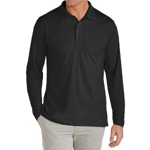 Jump Start Men's Modern Fit Long Sleeve Polo Shirt - 1 of 2