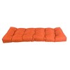 Blazing Needles, 51-inch by 19-inch Tufted Solid Outdoor Spun Polyester Loveseat Cushion - 2 of 3
