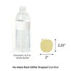 Big Dot of Happiness Gold Glitter Apple - No-Mess Real Gold Glitter Cut-Outs - New Year Confetti - Set of 24 - 3 of 4