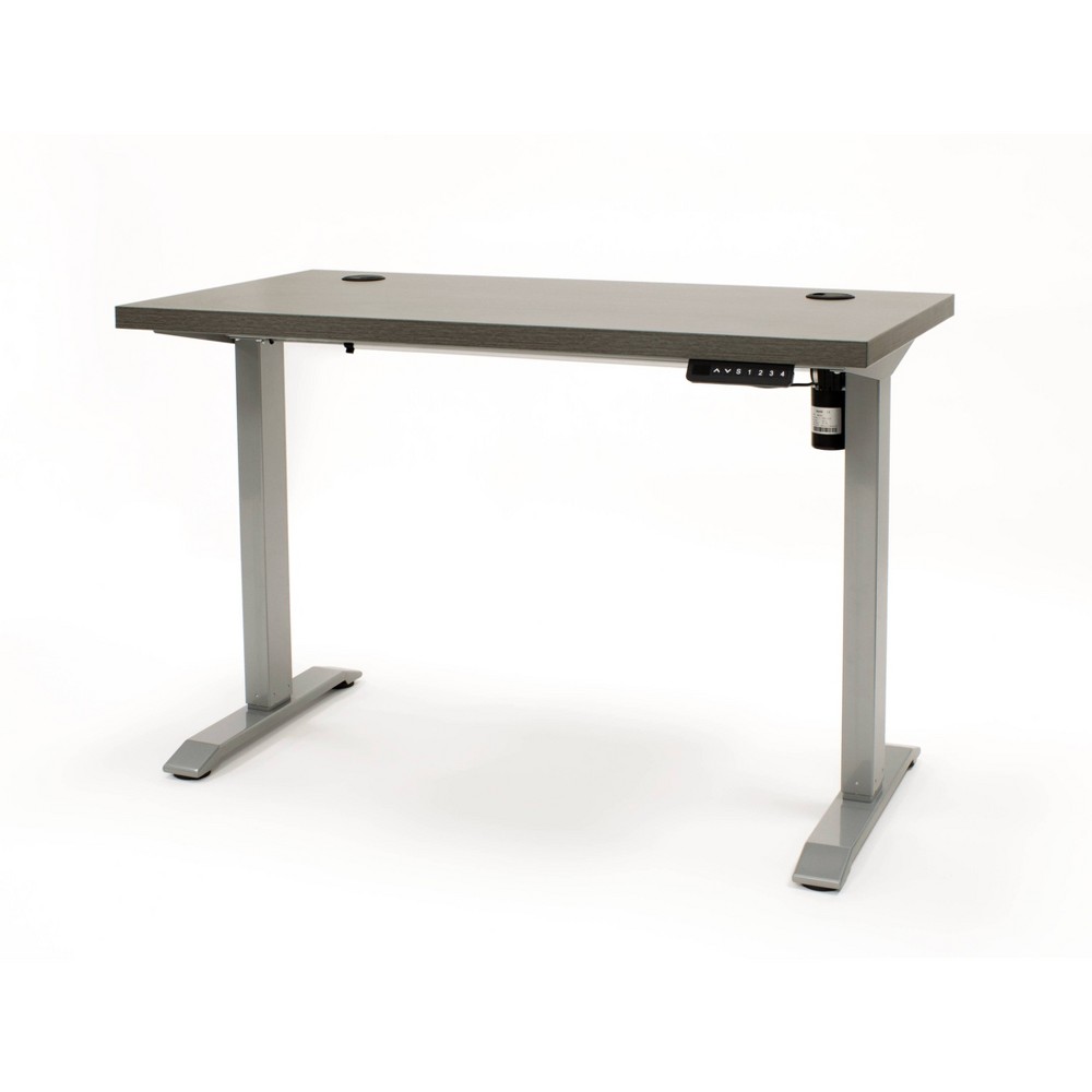 Photos - Office Desk Electric Sit/Stand Desk Gray - Martin Furniture: Adjustable Height, Metal