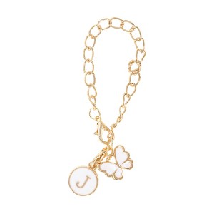 Unique Bargains Butterfly Heart Cup Chain Charm Water Cup Pendant 1 Pc - 1 of 4