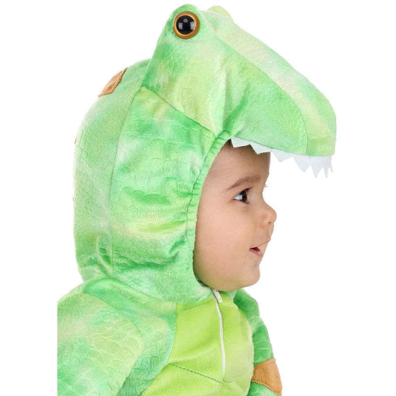 HalloweenCostumes.com Green T-Rex Baby Costume., 3 of 4