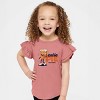 SmileyWorld Cutie Pie Pumpkin Pie - Flutter Sleeve Graphic T-Shirt - 3 of 4