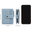 FATMOON Women’s Bifold Leather Wallet with Zip Coin Pocket - Easy to Use Card Holder for Credit Cards, ID, Cash & Coins - 3 of 4