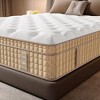 Whisen 14" Queen Hybrid Mattress, Memory Foam Mattress, Pocket Innerspring, Fiberglass-Free - Beige & White - 4 of 4