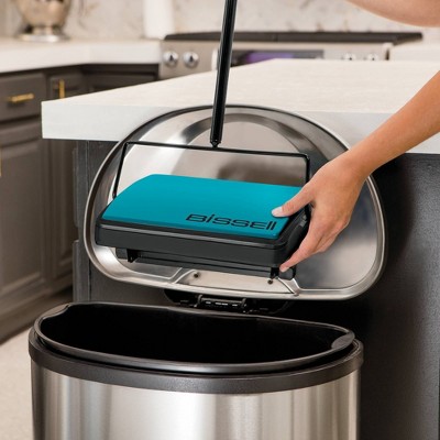 Bissell EasySweep Compact Cordless Floor and Carpet Sweeper, Teal