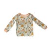 tiny knot co. Toddler Children's Girls Buttery Soft Durable, Tagless TENCEL Modal Pajama Set - 2 of 4